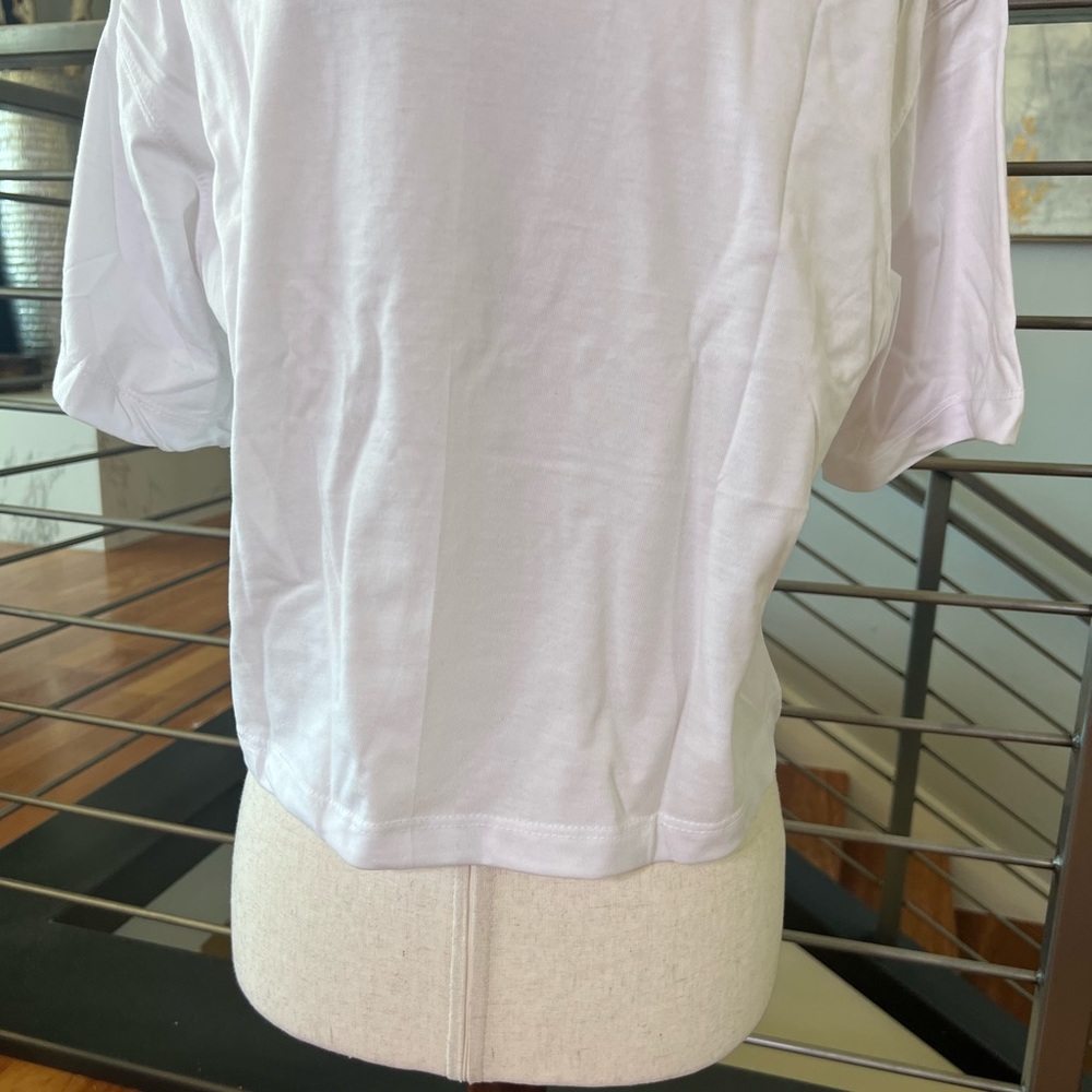 Jordan Nike Essentials Boxy Logo T-Shirt - White - Picture 6 of 14